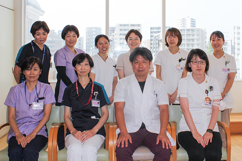 緩和ケアチームの集合写真